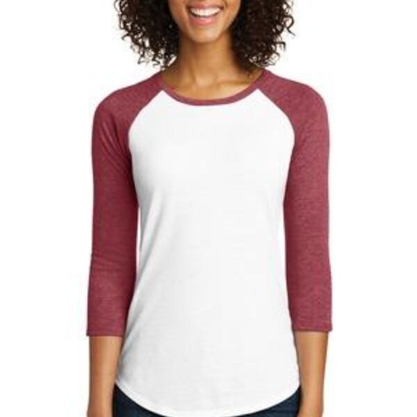 Women's Fitted Very Important Tee ® 3/4 Sleeve Raglan Thumbnail
