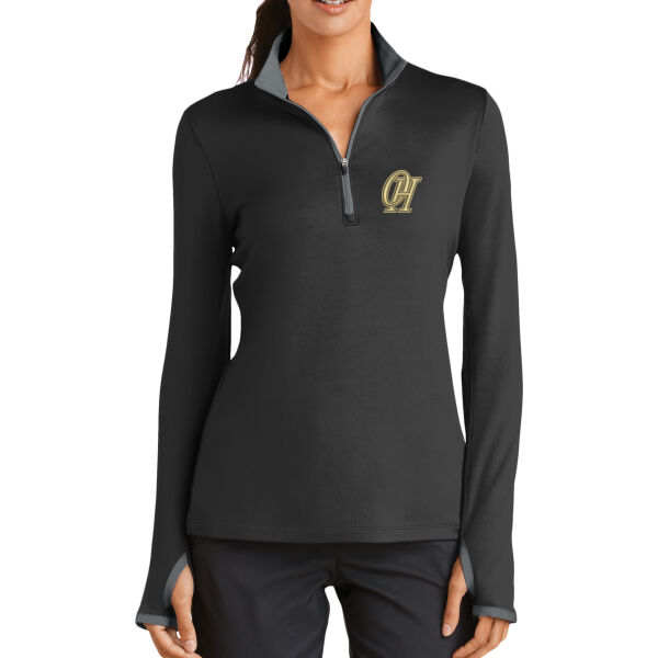 OHHS - Nike Golf Ladies Dri FIT Stretch 1/2 Zip Cover Up Thumbnail